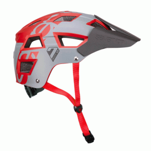 7iDP M5 HELMET - RED-GREY